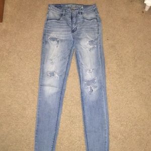 American eagle sky high jegging jeans